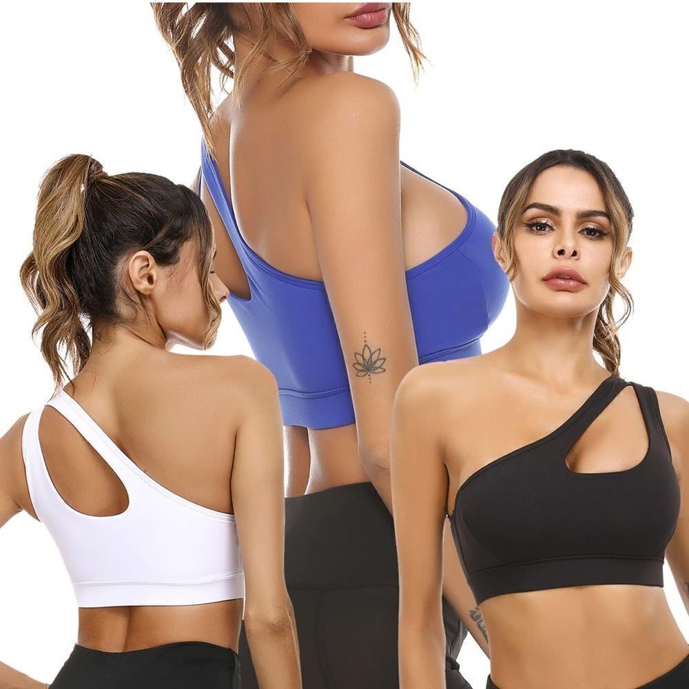 3 asymmetrical Women's Sports Bras #2